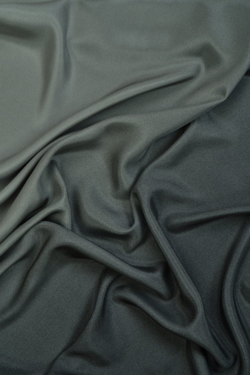 Seidensatin Ombre Graphit