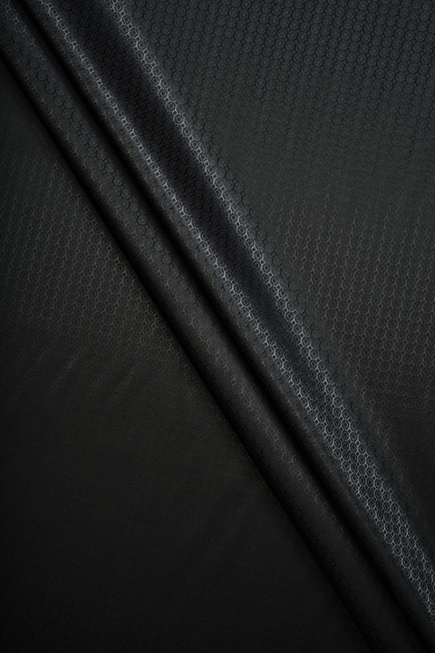 Jacquard lining black-blue