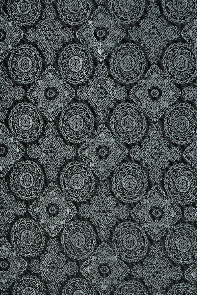 Doublure jacquard cercles orientaux
