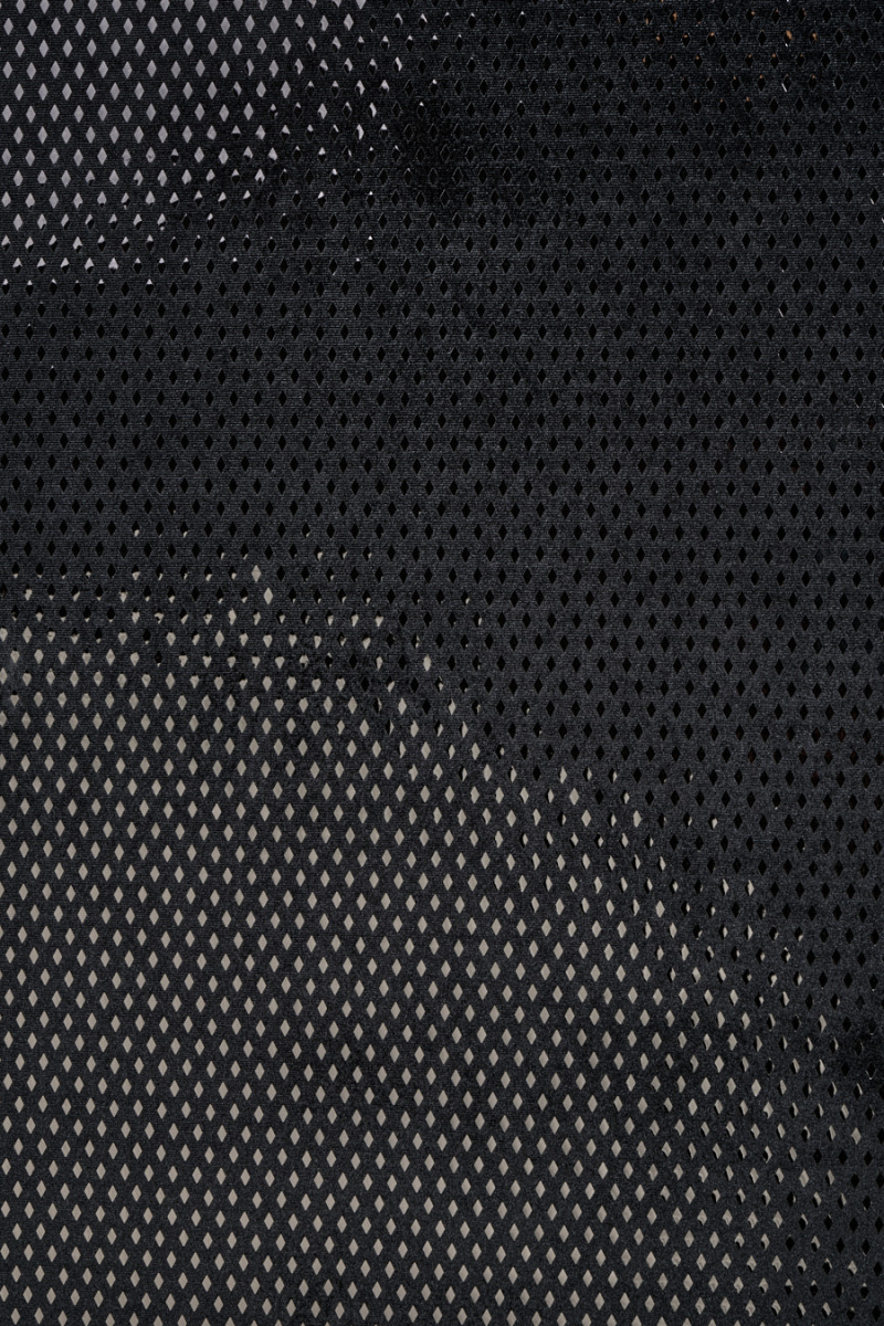 Evening velour with shimmering diamonds black