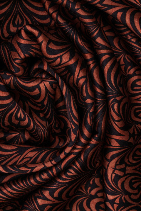 Satin silk oriental graphics