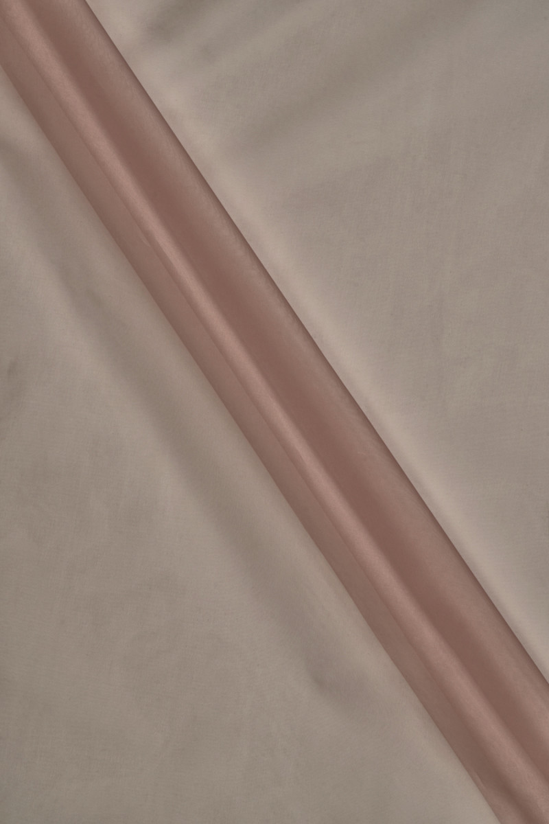 Organza silk dirty pink