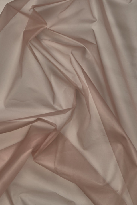 Organza jedwabna - jasny granat