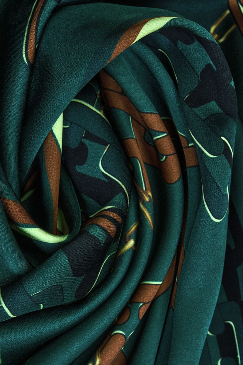 Viscosa verde en cadenas