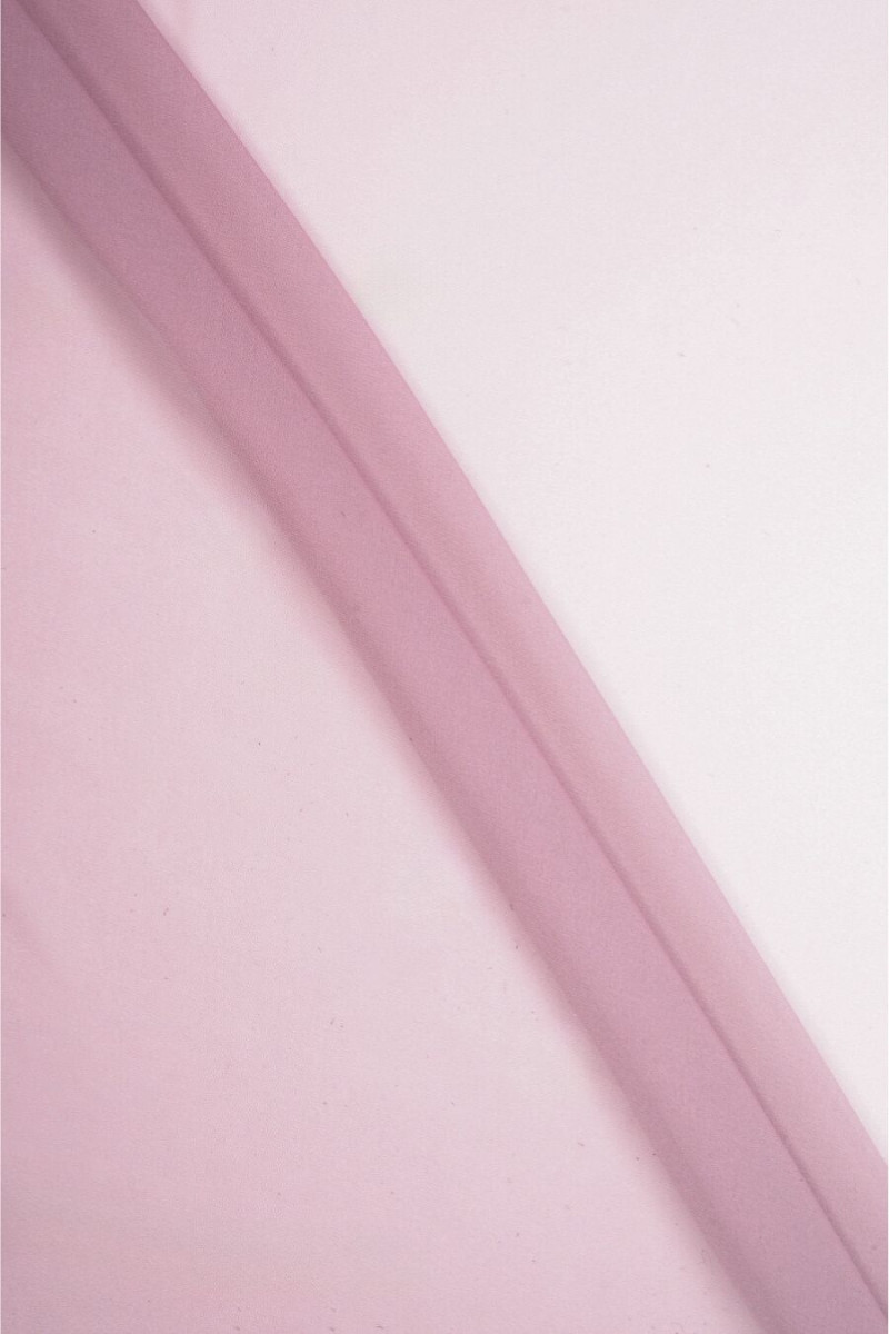 Pink ombre polyester chiffon