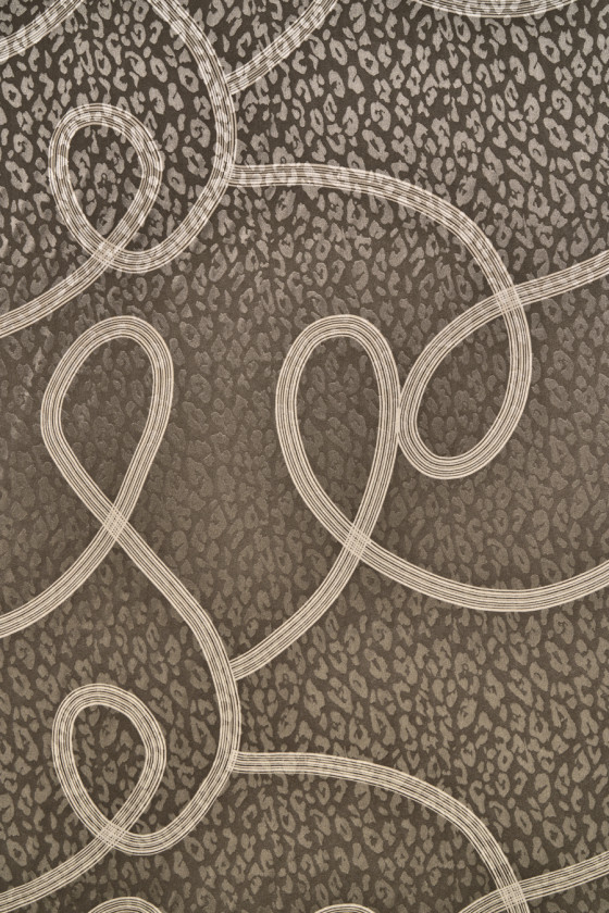 Rubans en tissu Jacquard et panthère KUPON 190cm