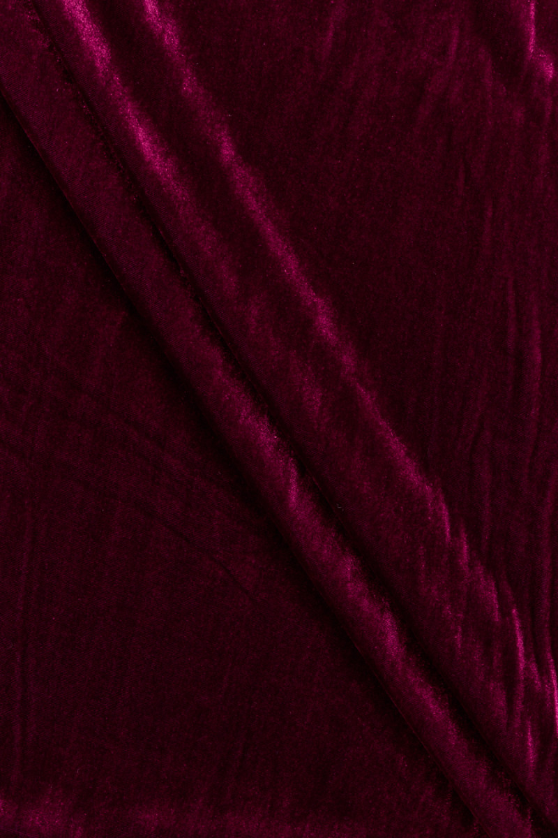 Velour med siden - olika färger