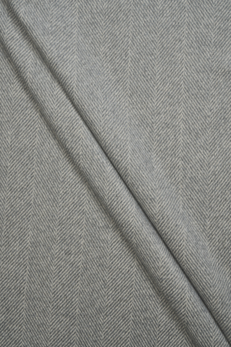 Herringbone coat fabric - two colors colors