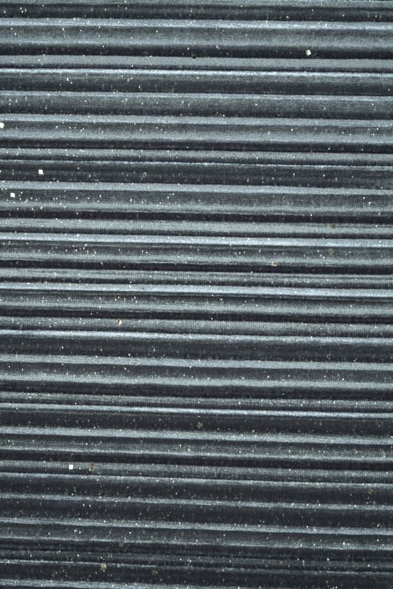 Pleated velour with glitter - colors