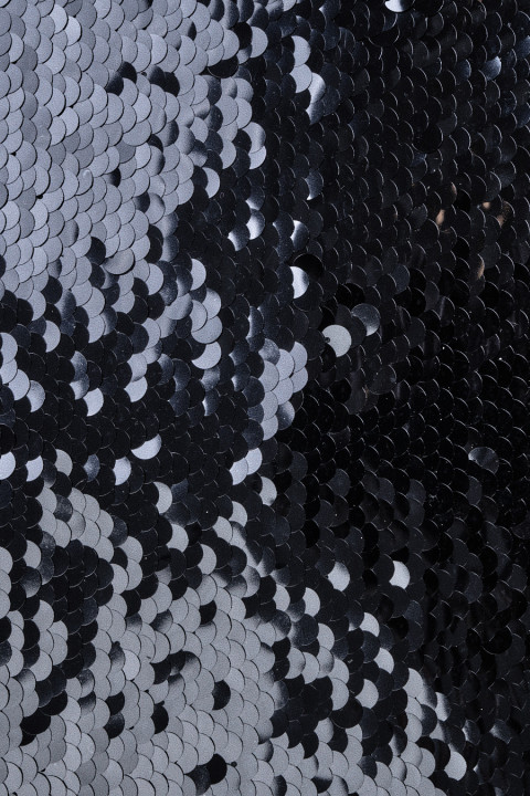 Navy blue shiny sequins