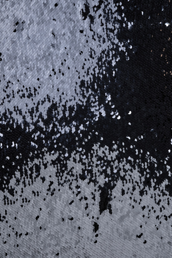 Navy blue shiny sequins