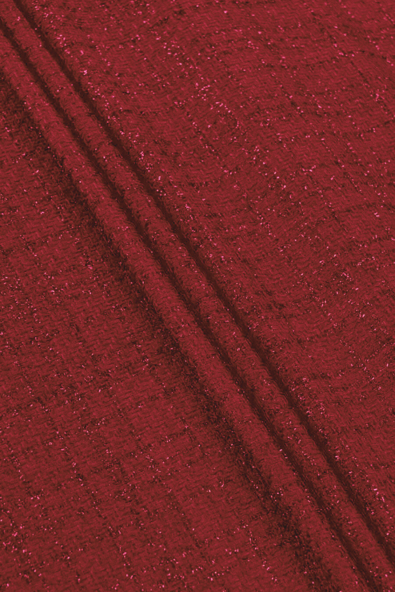 Chanel fabric - burgundy