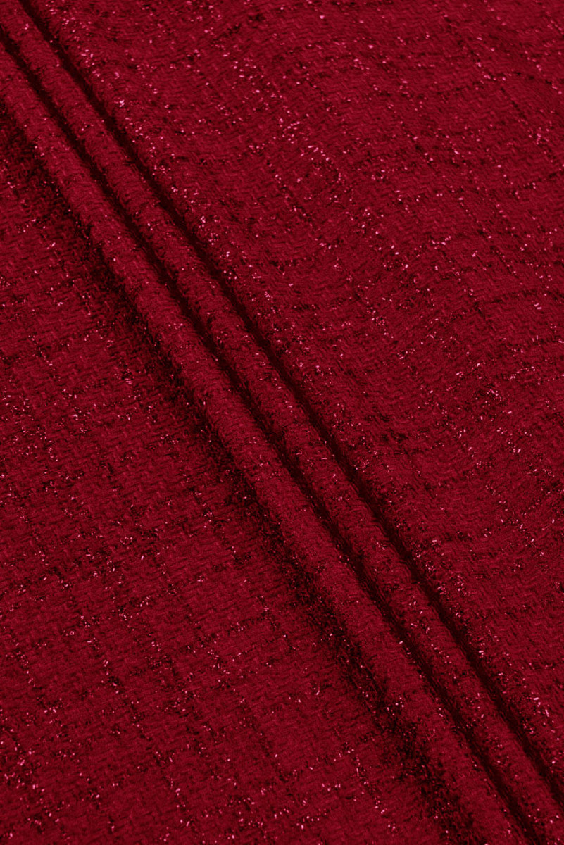 copy of Chanel fabric - dark red