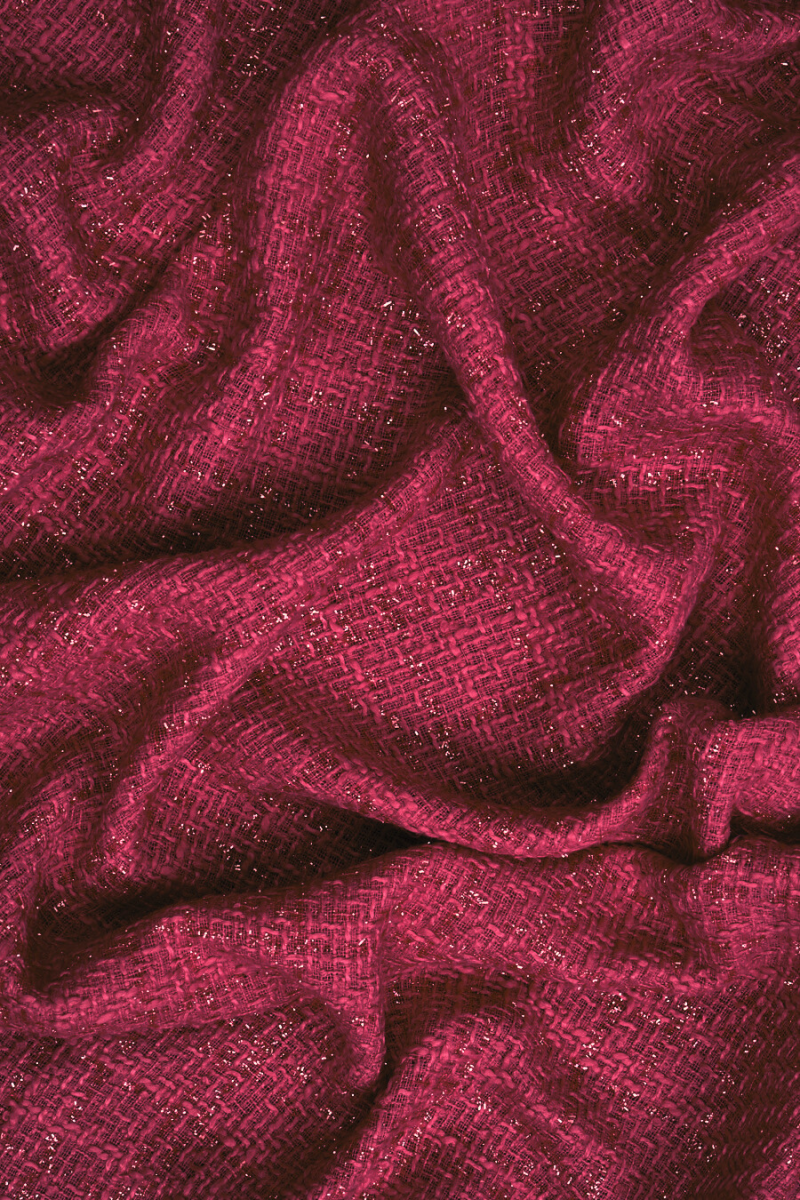 copy of Chanel fabric - dark red