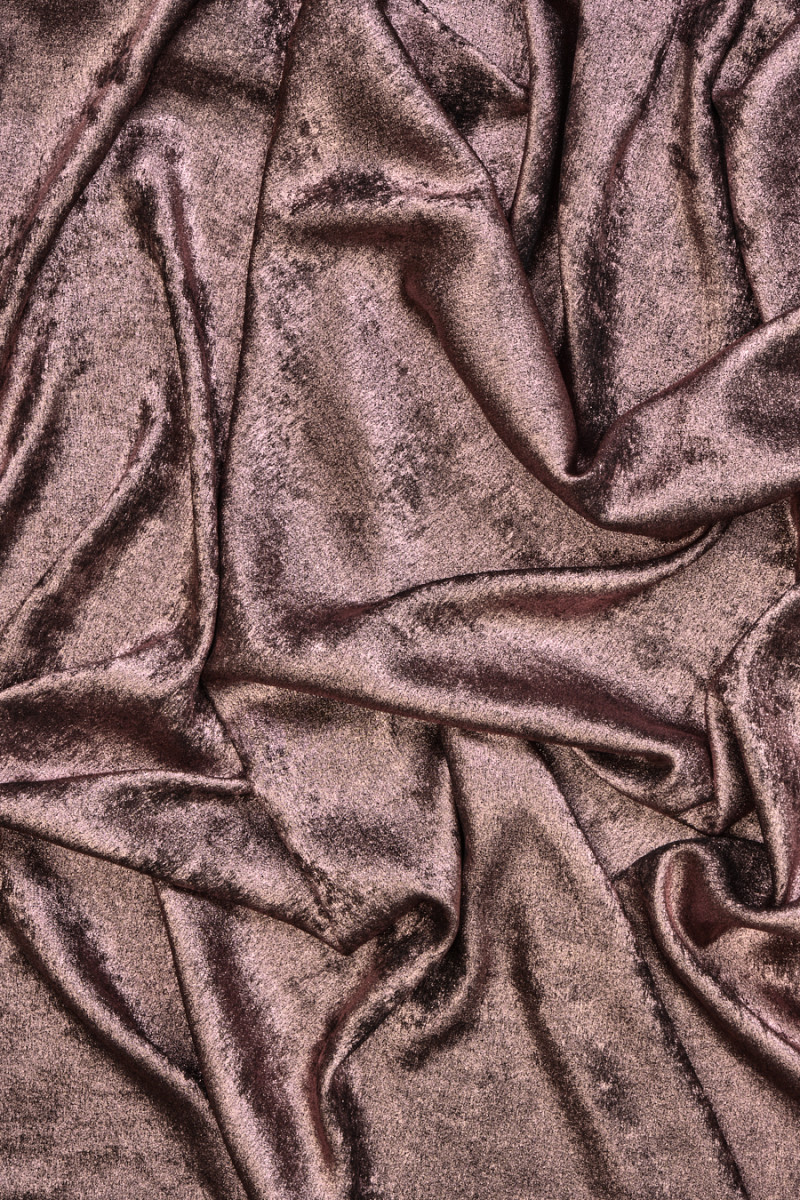 Glossy polyester fabric - two colors