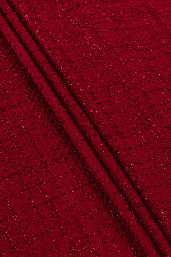 Chanel fabric - dark red...