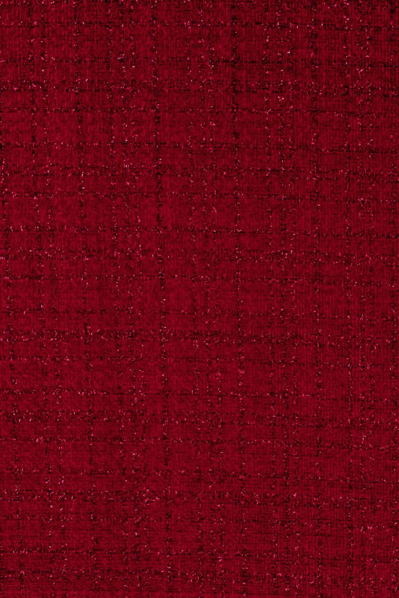 Tela Chanel - rojo oscuro CUPÓN 140cm
