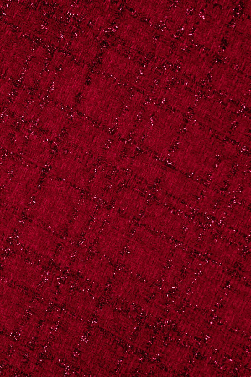 Tela Chanel - rojo oscuro