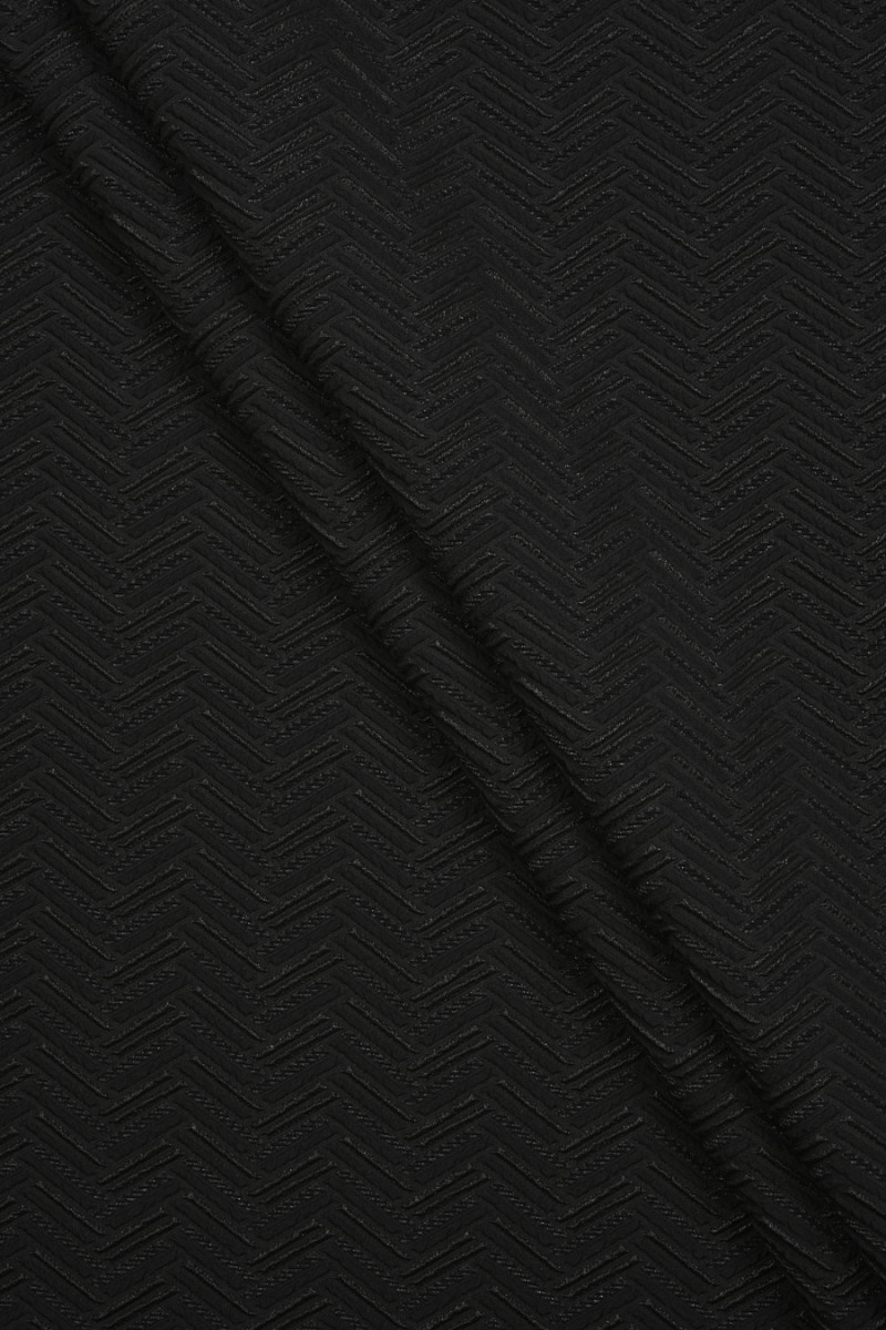 Fiskbensmönstrad jacquard - tre färger