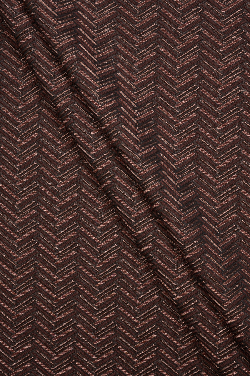 Fischgrät-Jacquard - drei Farben