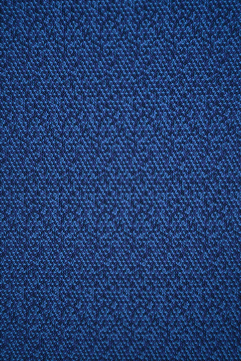 Jacquard blue cube