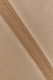Soft nude-tanned tulle