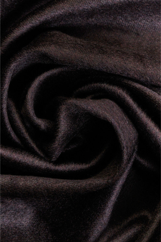 Laine à l’aubergine en soie COUPON 125cm