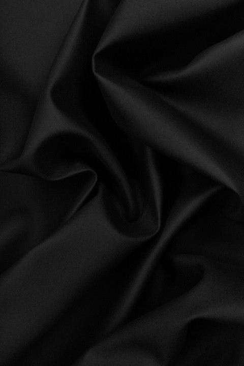 Black coat fabric with foam