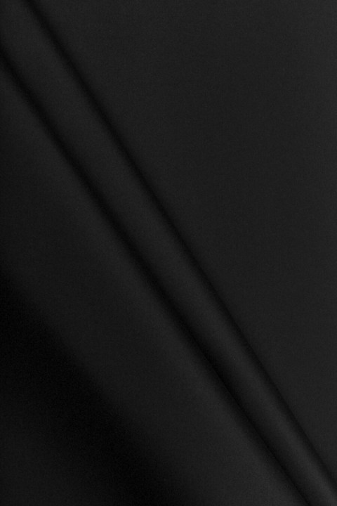 Black coat fabric with foam
