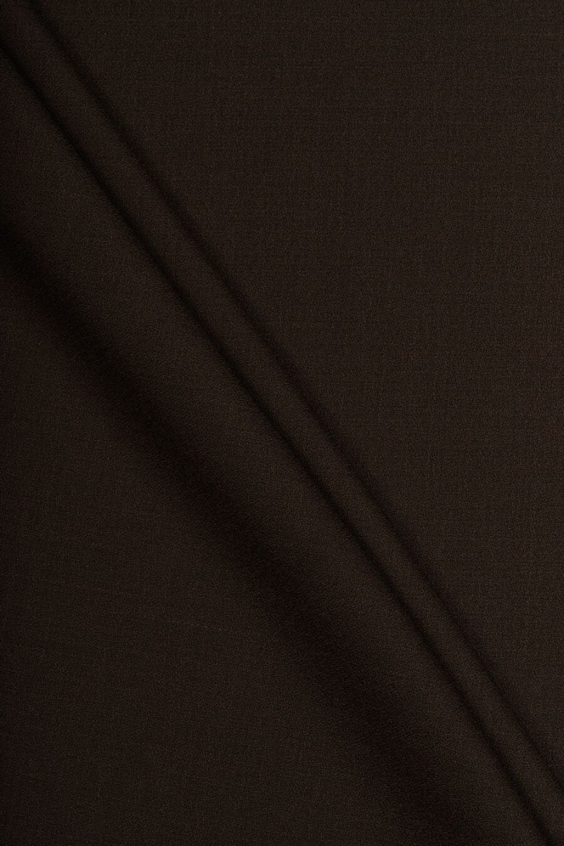 Georgette wool brown