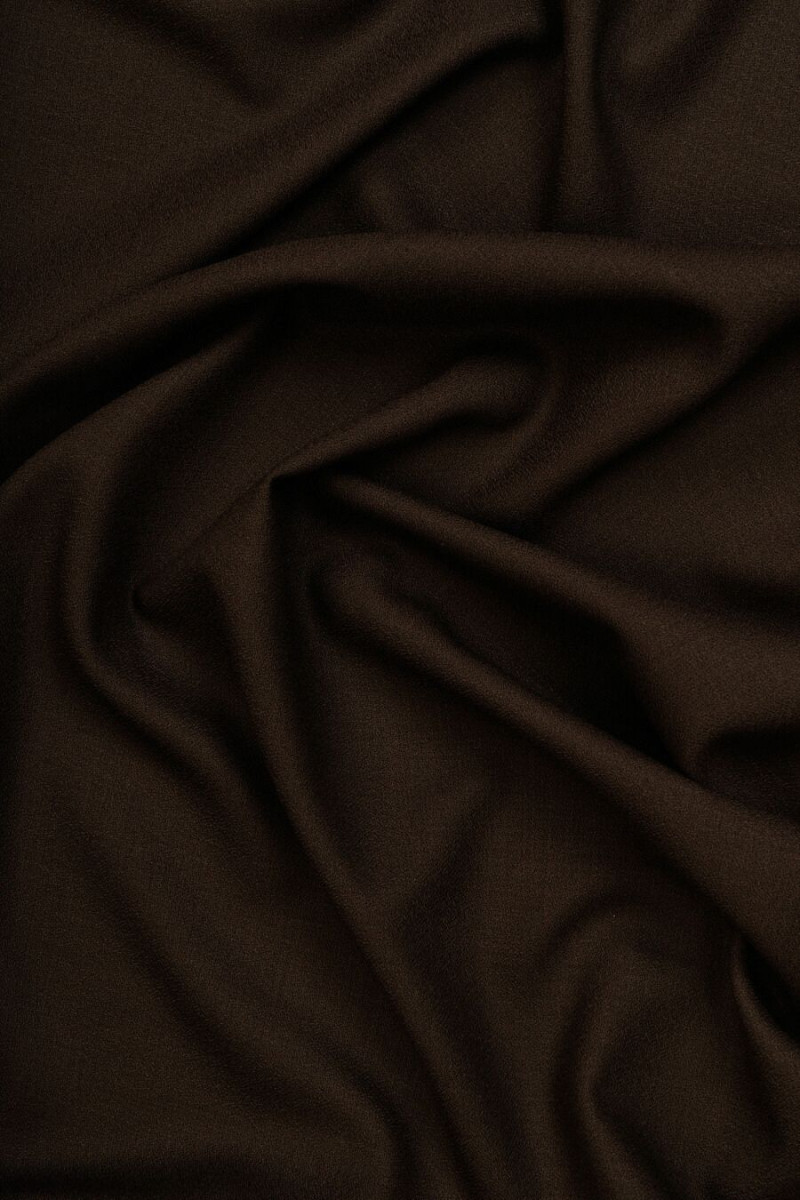 Georgette wool brown