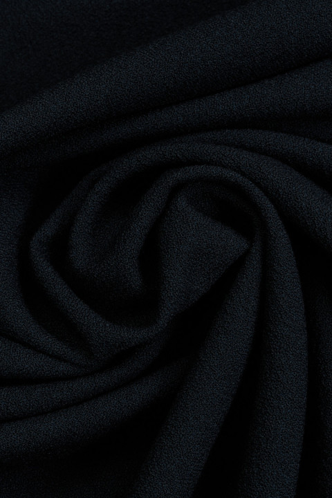 Dark navy blue costume georgette