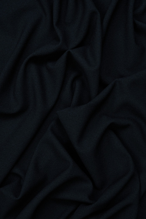 Dark navy blue costume georgette