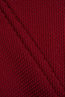 Burgundy jacquard