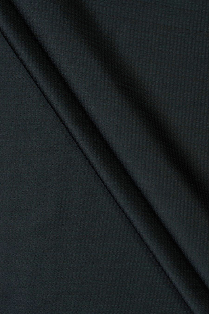 Jacquard viscosa nero e blu navy