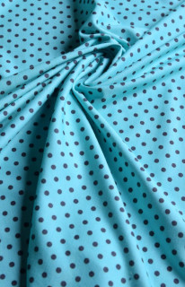 Dzianina jersey w kropki