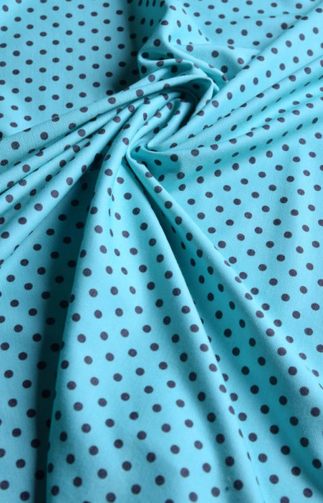 Dzianina jersey w kropki