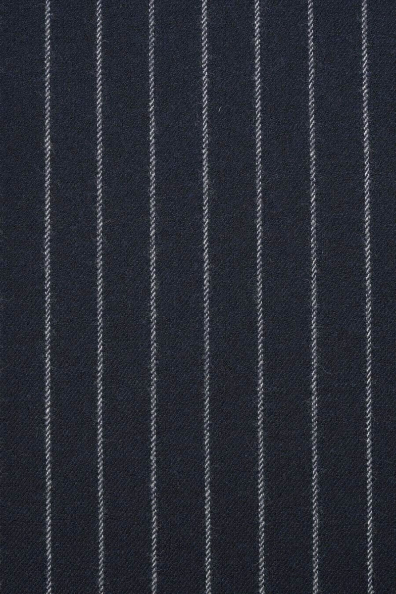 Striped wool fabric - two colors