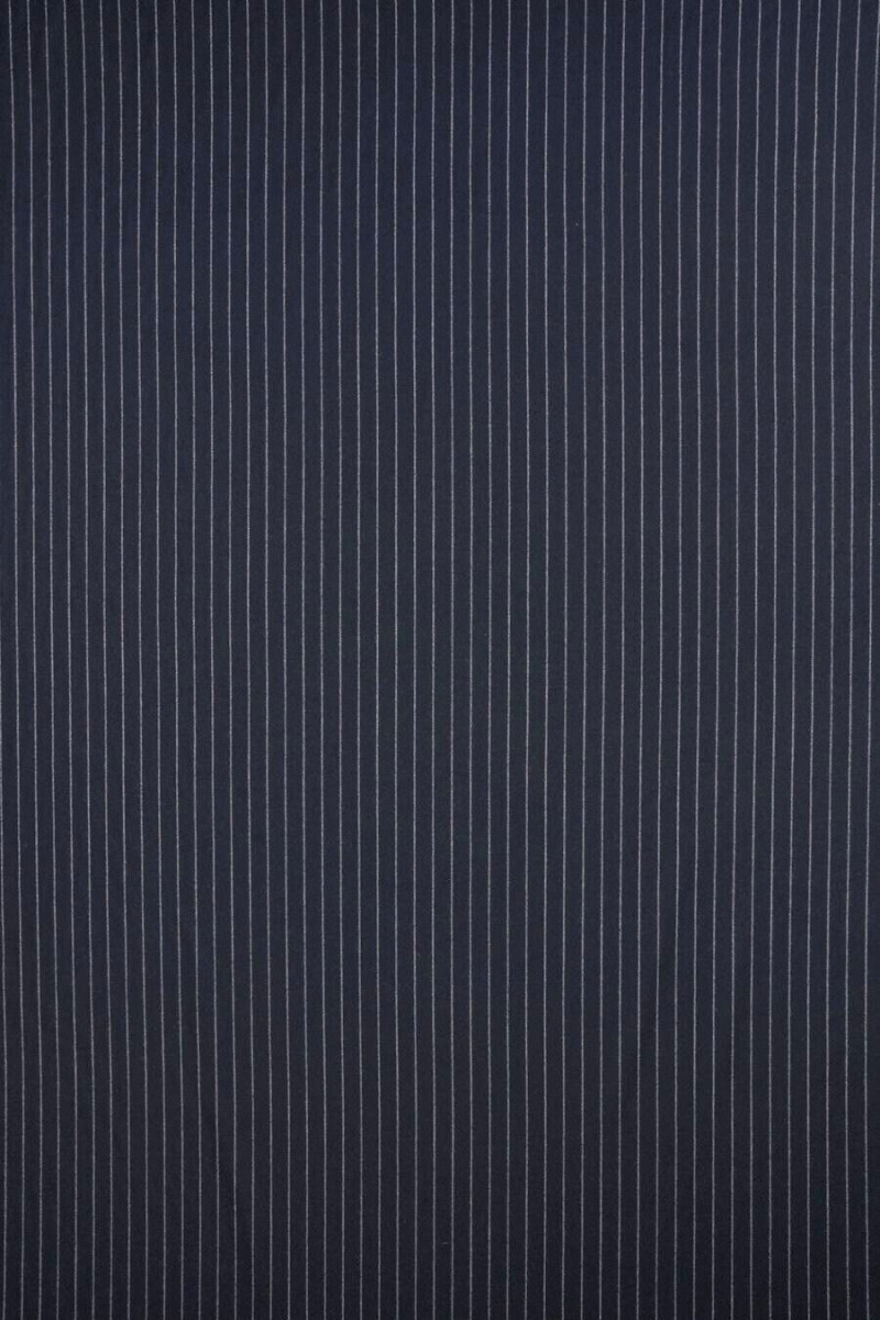 Striped wool fabric - two colors