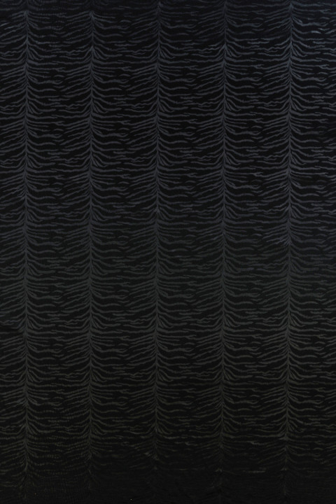 Tigre Noir KUPON Tissu en soie 160 cm