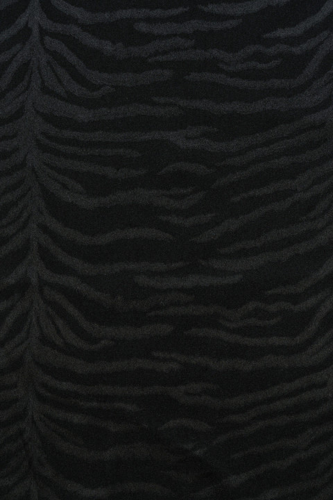 Tigre Noir KUPON Tissu en soie 160 cm
