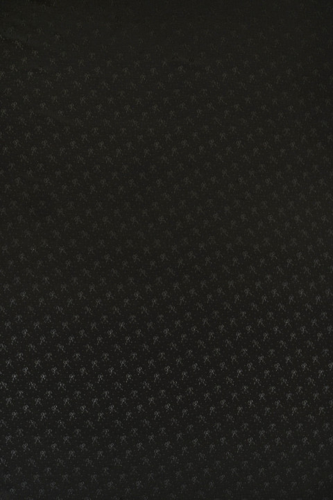 Jacquard silk with bows black