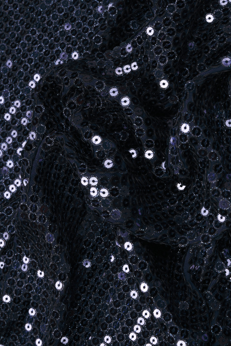 Navy blue sequins COUPON 190cm