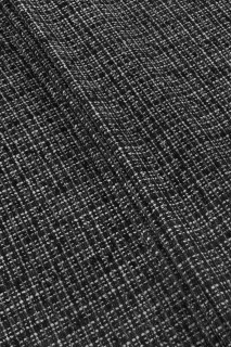 Chanel-style kangas halli-hõbedane
