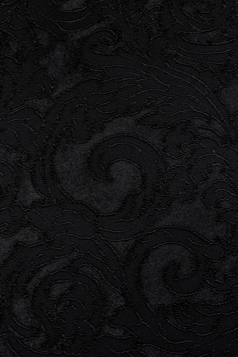 Jacquard paisley negro