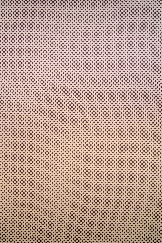 Satyna jedwabna beżowa w brązowe groszki