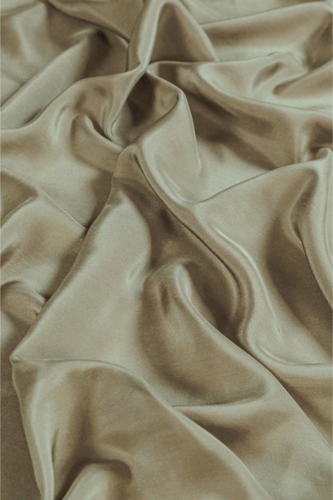 Olive silk lining