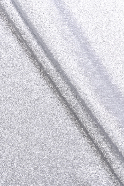 Silver polyester organza