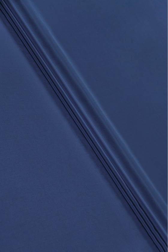 Crepe acetate with silk light navy blue