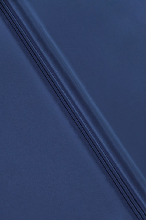Crepe acetate with silk light navy blue